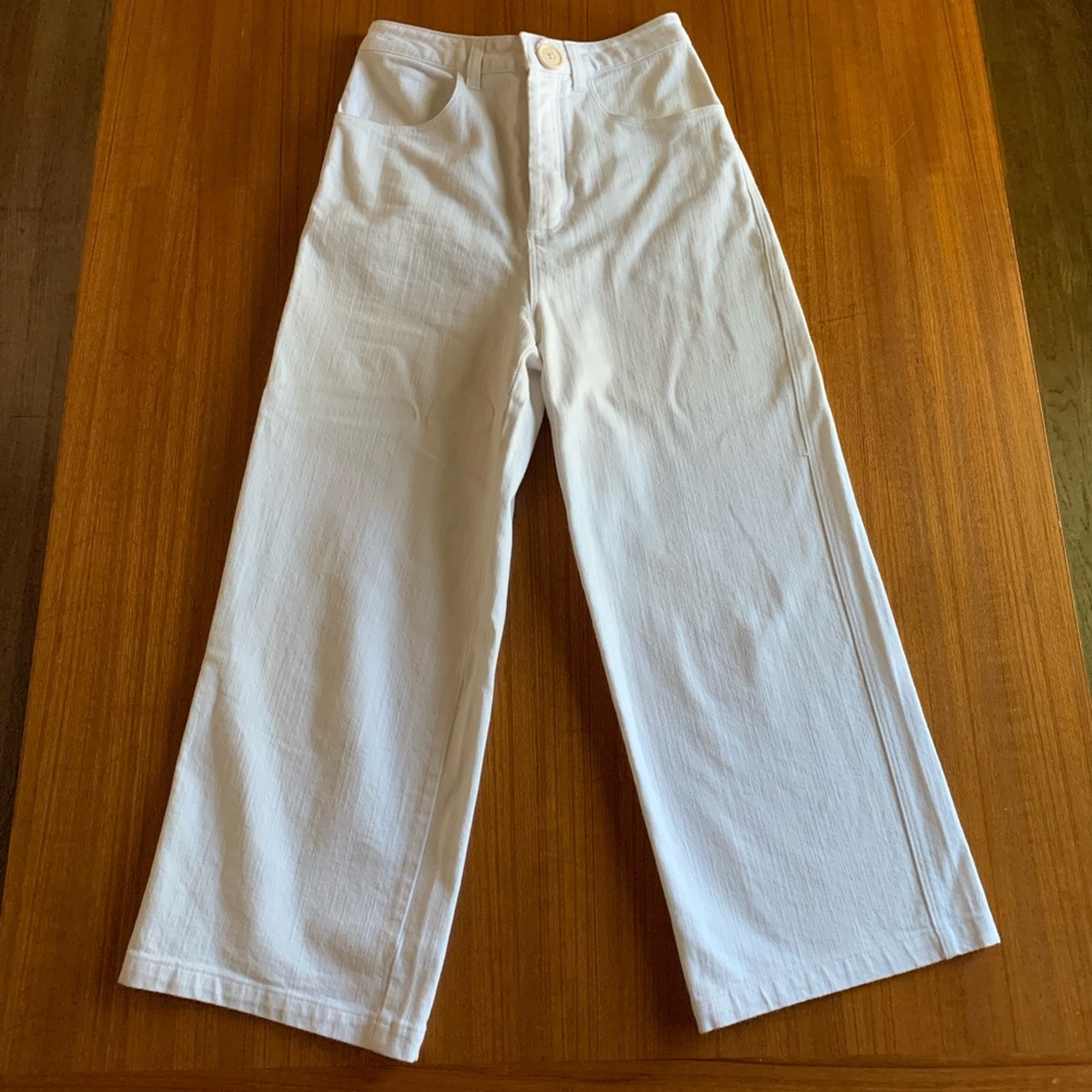 Whimsy and Row Flora White Pants